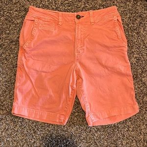 American Eagle 7” 30 waist classic fit salmon